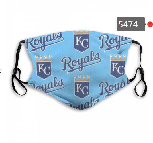 2020 MLB Kansas City Royals #2 Dust mask with filter